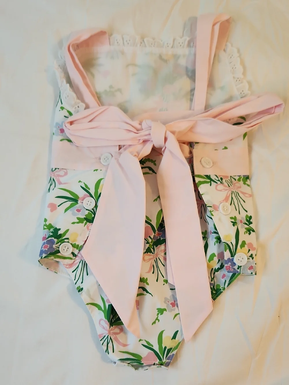 The Beaufort Bonnet Company Floral Sunsuit